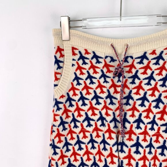 Chanel Airport Series Airplane Embroidered Cashmere Drawstring Knit Joggers - Picture 3 of 8